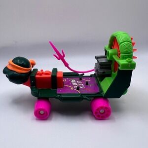 Vintage 1991 TMNT Cheapskate II Skateboard Vehicle Playmates Toys Ninja Turtles